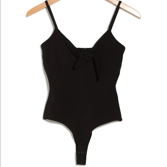 ATM Anthony Thomas Melillo Tops - ATM Anthony Thomas Melillo Knot Detail Bodysuit